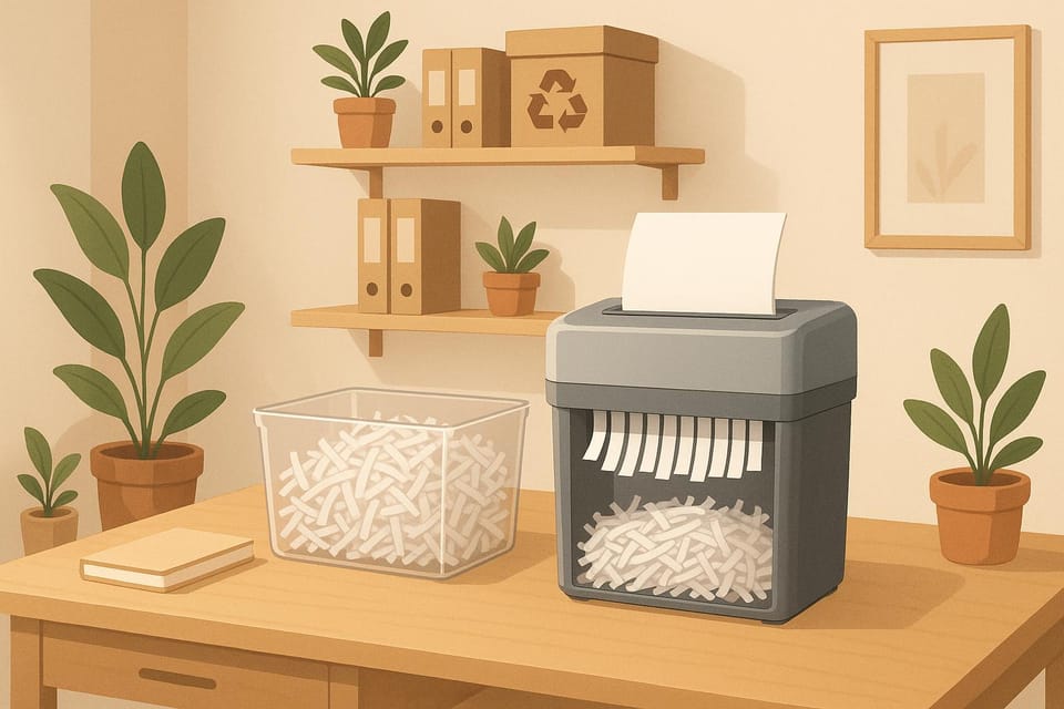 How To Shred Paper Sustainably At Home